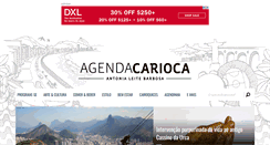 Desktop Screenshot of agendacarioca.com.br