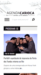 Mobile Screenshot of agendacarioca.com.br