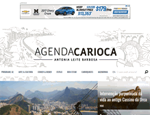 Tablet Screenshot of agendacarioca.com.br